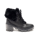 Henley Vegan Chunky Faux Fur Ankle Boot