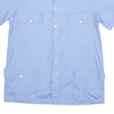 SAVILE ROW Mens Plain Shirt Blue M