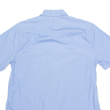 SAVILE ROW Mens Plain Shirt Blue M
