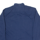 TOMMY HILFIGER Mens Plain Shirt Blue Long Sleeve L