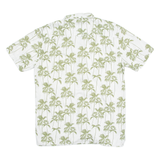 LINDBERGH Mens Hawaiian Shirt White Crazy Pattern L