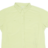 COLUMBIA Womens Plain Shirt Green XL