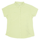 COLUMBIA Womens Plain Shirt Green XL