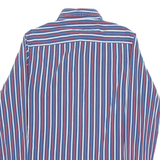 TOMMY HILFIGER Mens Shirt Blue Striped Long Sleeve S