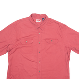 WRANGLER Mens Plain Shirt Red XL