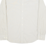 NAUTICA Mens Plain Shirt Beige Long Sleeve L