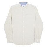 NAUTICA Mens Plain Shirt Beige Long Sleeve L