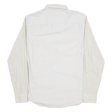 NAUTICA Mens Plain Shirt Beige Long Sleeve L