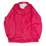WEST ARK Estanislao Chapter 58 Mens Coach Jacket Red Nylon 80s USA 2XL