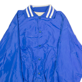 KING LOUIE VFW Post 2100 Everett WA Mens Varsity Jacket Blue Nylon 80s USA M