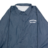 AUBURN SPORTSWEAR 16th Annual National Seniors Championship Las Vegas NV Mens Coach Jacket Blue Nylon 90s USA 2XL