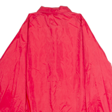 WEATHER BREAKER Mens Coach Jacket Red Nylon 90s M