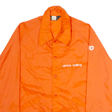 SWINGSTER ATCO Drilling Mens Coach Jacket Orange Nylon 90s USA L