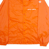 SWINGSTER ATCO Drilling Mens Coach Jacket Orange Nylon 90s USA L