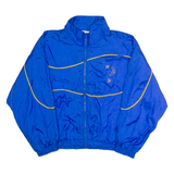 BASIC RITUALS Womens Shell Jacket Blue Nylon 80s L