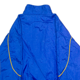BASIC RITUALS Womens Shell Jacket Blue Nylon 80s L