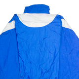 KAMPUS KOLORS JT Alton Trojans 'D. White' Mens Windbreaker Jacket Blue Nylon 90s L