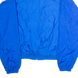 KAMPUS KOLORS JT Alton Trojans 'D. White' Mens Windbreaker Jacket Blue Nylon 90s L