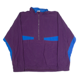 CHEETAH Mens Pullover Jacket Purple Nylon 90s Colourblock L