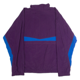 CHEETAH Mens Pullover Jacket Purple Nylon 90s Colourblock L