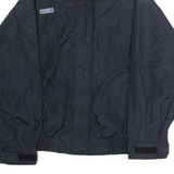 COLUMBIA Bugaboo Womens Rain Jacket Black Nylon 90s Colourblock L