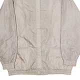 HABAND Womens Shell Jacket Silver Nylon 90s M