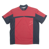 SUGOI Cycling Mens Jersey Maroon 1/4 Zip L