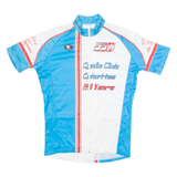 VERMARC Cycling Mens Jersey Blue 1/4 Zip L