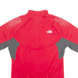THE NORTH FACE Cycling Mens Jersey Red 1/4 Zip M