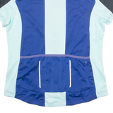 CRIVIT Cycling Womens Jersey Blue 1/4 Zip L