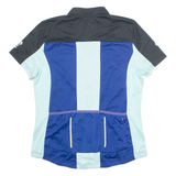 CRIVIT Cycling Womens Jersey Blue 1/4 Zip L