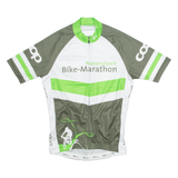 89 SPORTS Cycling Mens Jersey Green 1/4 Zip XS
