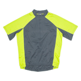 Cycling Mens Jersey Grey 1/2 Zip M