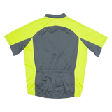 Cycling Mens Jersey Grey 1/2 Zip M