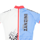 GIGANTE Cycling Mens Jersey Blue 1/4 Zip L