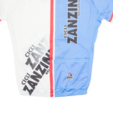 GIGANTE Cycling Mens Jersey Blue 1/4 Zip L