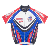 HUERZELER Cycling Mens Jersey Blue 1/4 Zip S