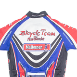 HUERZELER Cycling Mens Jersey Blue 1/4 Zip S