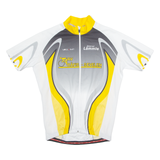 SOULLIMIT Cycling Mens Jersey White 1/4 Zip S