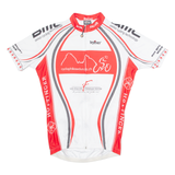 TEXNER Cycling Mens Jersey White 1/4 Zip S