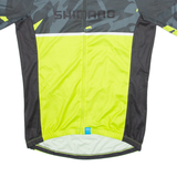 SHIMANO Cycling Mens Jersey Green 1/4 Zip L