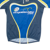 SANTINI Cycling Mens Jersey Blue 1/4 Zip M