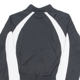 BICIMANIA Cycling Mens Jersey Black Long Sleeve 1/4 Zip XL