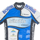 CUORE Cycling Mens Jersey Blue 1/4 Zip M