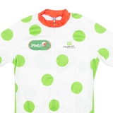 OWAYO Cycling Mens Jersey White 1/4 Zip L