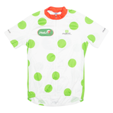 OWAYO Cycling Mens Jersey White 1/4 Zip L