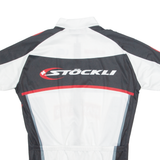 STOCKLI Cycling Mens Jersey White 1/4 Zip S