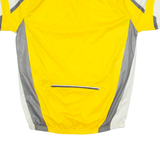 CRANE Cycling Mens Jersey Yellow 1/4 Zip M