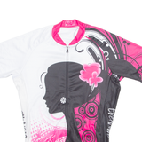 EVERVOLV Cycling Mens Jersey White 1/4 Zip M