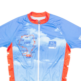 OLE! SPORTSWEAR Cycling Mens Jersey Blue 1/4 Zip L